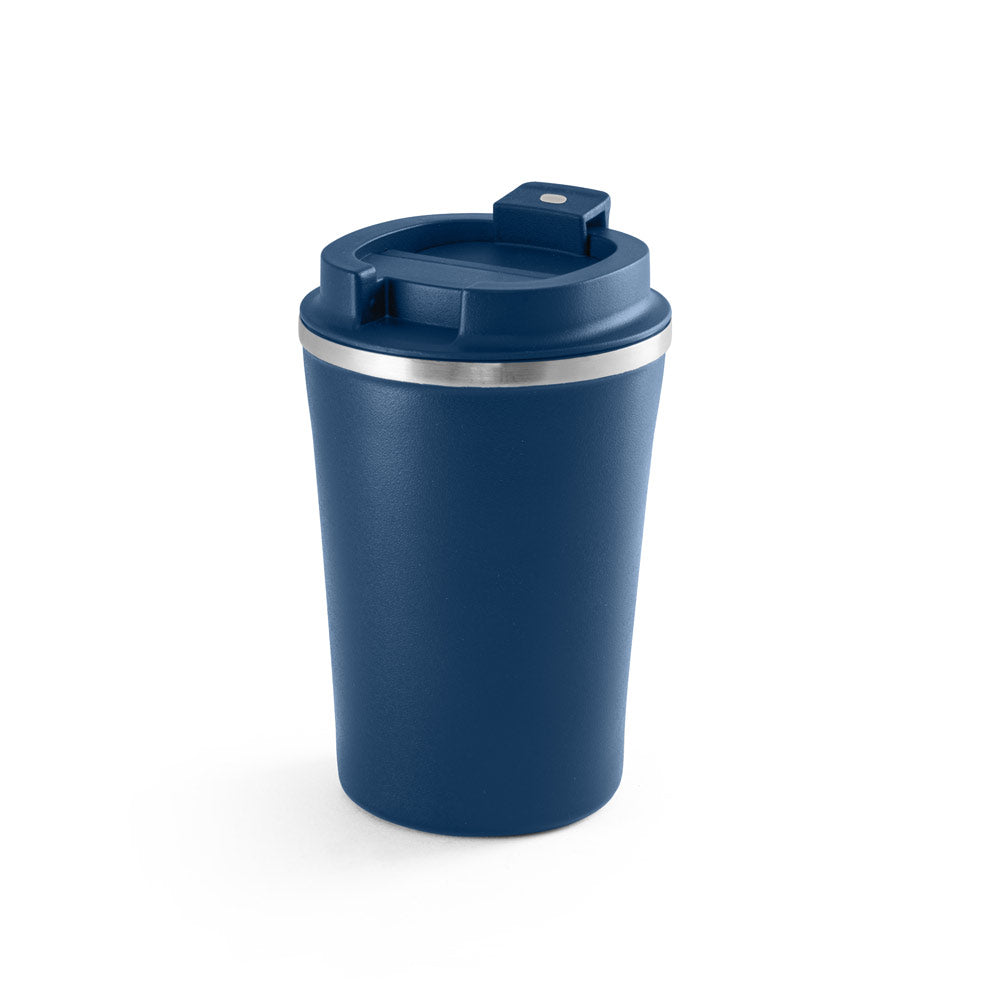 PHELPS CERAMIC. Copo de viagem em aço inoxidável com acabamento interior em cerâmica 470 mL