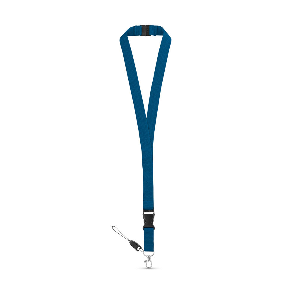 MURRAY. Lanyard em poliéster com mosquetão em metal