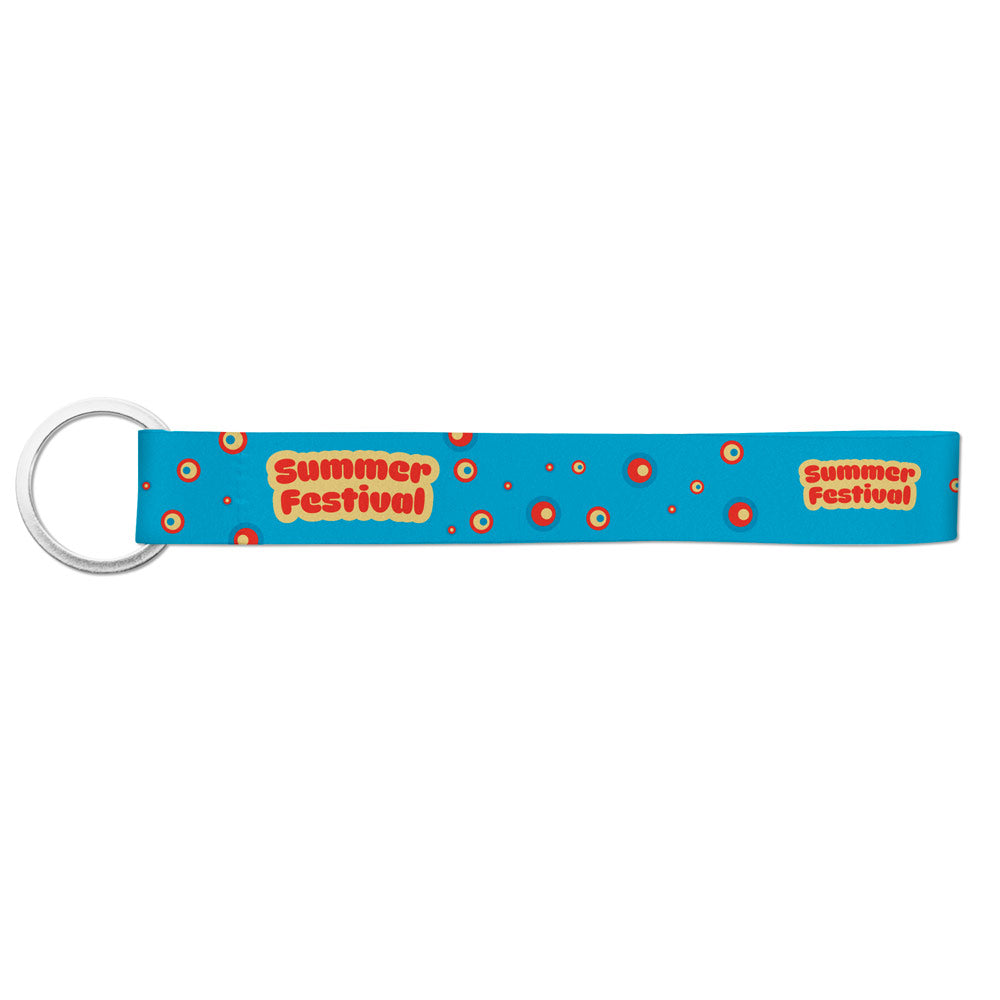 TELFORD. Lanyard short para sublimação em poliéster com argola