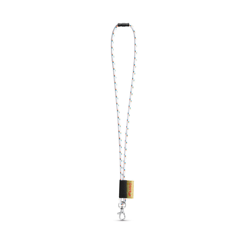 MANSFIELD. Lanyard personalizada em poliéster