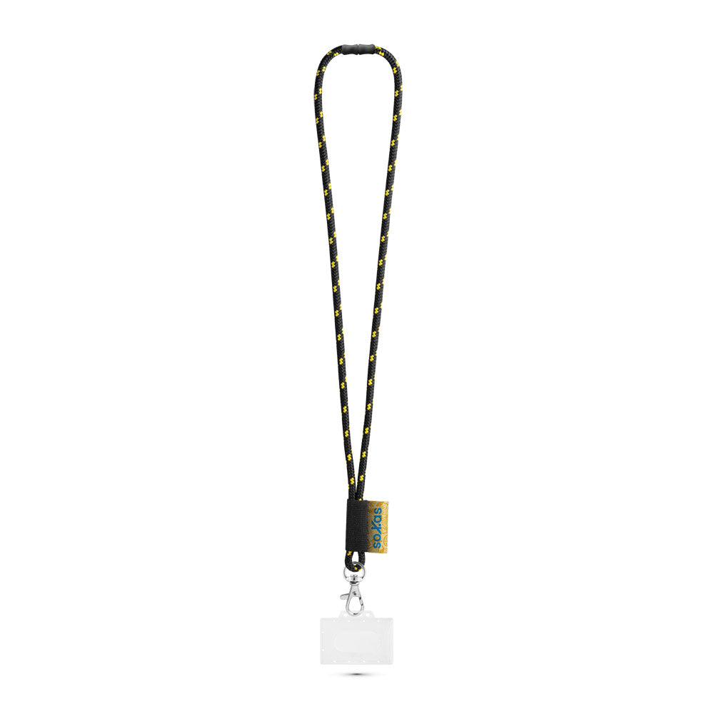 BRIDPORT. Lanyard personalizada em poliéster