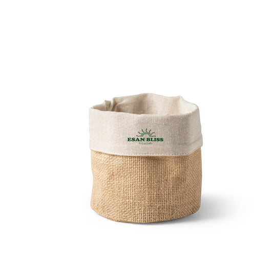 DUCASSE. Saco multiusos em juta (260g/m²) e algodão (120g/m²)