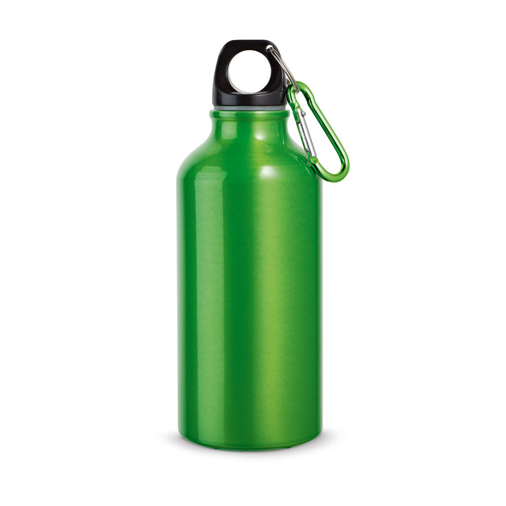 LANDSCAPE S. Garrafa de desporto em alumínio com mosquetão 400 mL