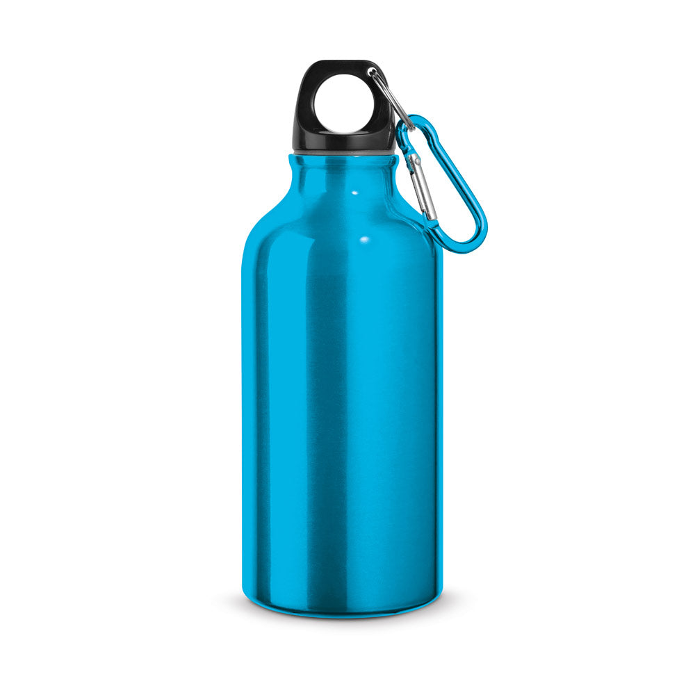 LANDSCAPE S. Garrafa de desporto em alumínio com mosquetão 400 mL