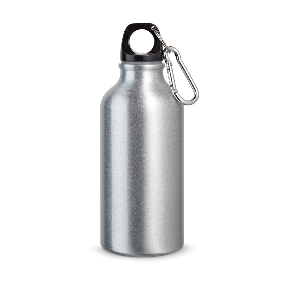 LANDSCAPE S. Garrafa de desporto em alumínio com mosquetão 400 mL
