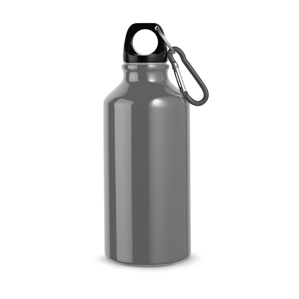 LANDSCAPE S. Garrafa de desporto em alumínio com mosquetão 400 mL