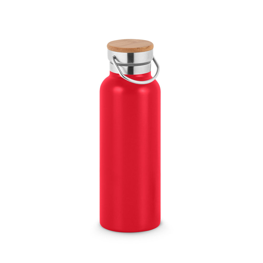 RAGNAR. Garrafa em aço inoxidável (36% reciclado) de parede dupla térmica, isolada a vácuo 570 mL