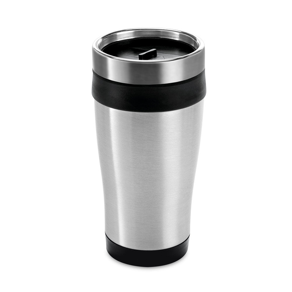 BATUM. Copo de viagem em aço inoxidável e PP 420 mL