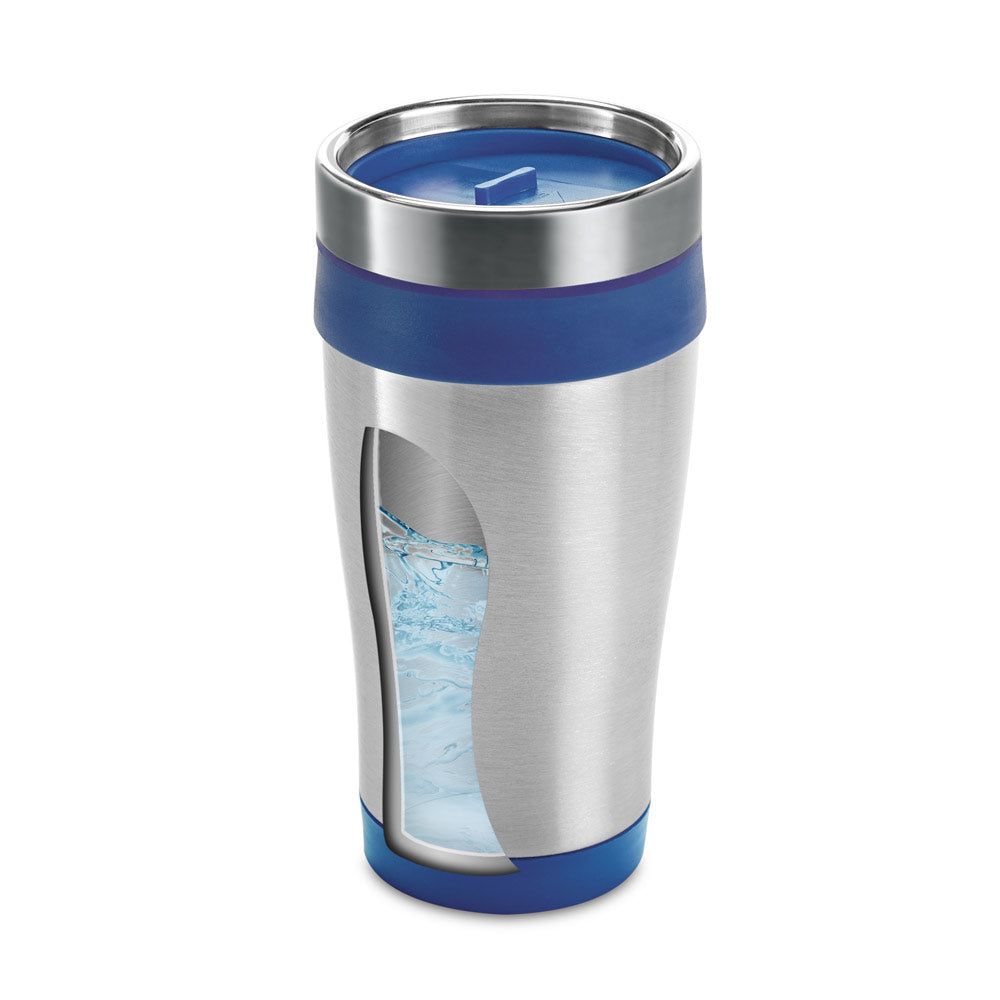 BATUM. Copo de viagem em aço inoxidável e PP 420 mL