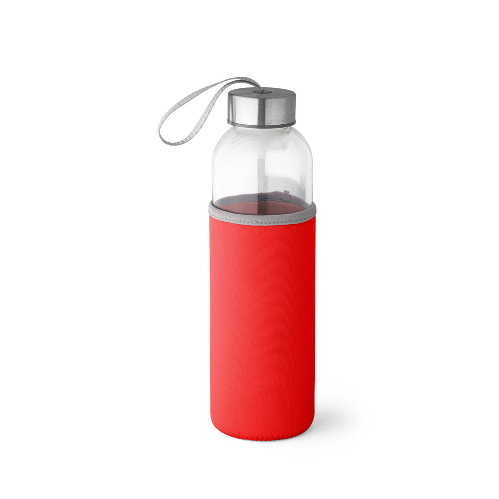 RAISE. Garrafa de desporto em vidro e aço inoxidável 520 mL