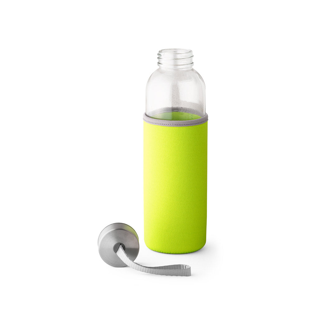 RAISE. Garrafa de desporto em vidro e aço inoxidável 520 mL