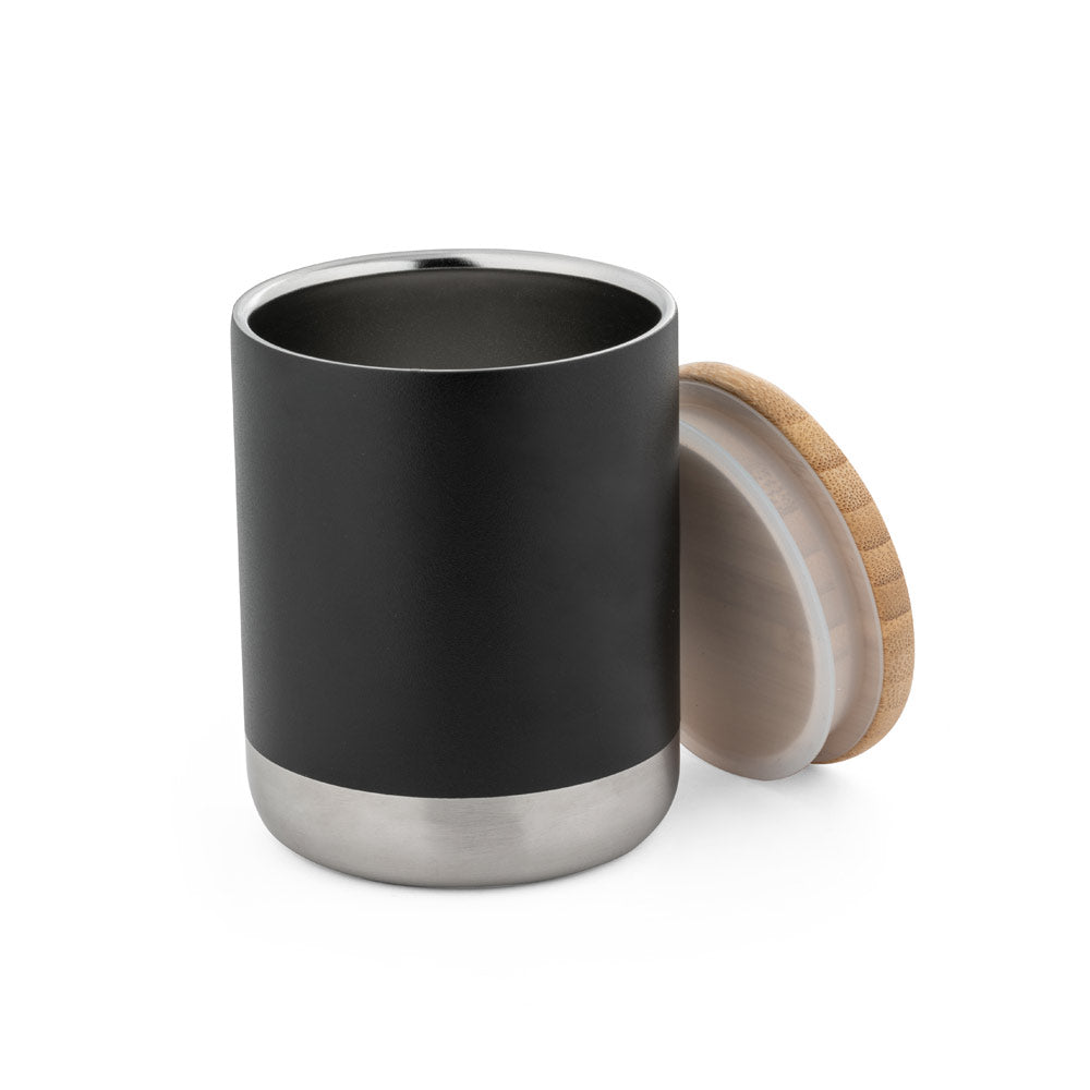NORRE TUMBLER. Copo em aço inoxidável (36% reciclado) com parede dupla isolada a vácuo 370 mL