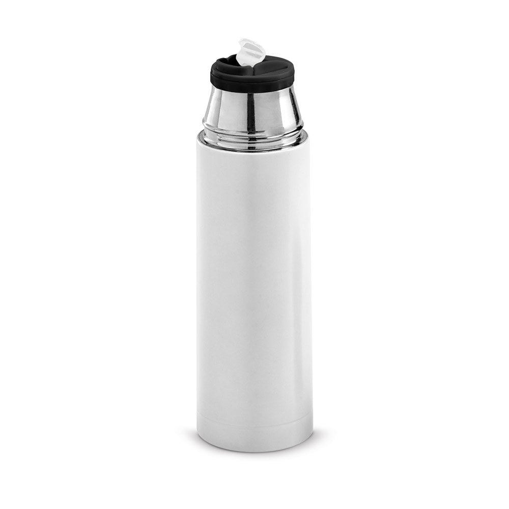 SAFE. Garrafa térmica em aço inoxidável e PP 490 mL