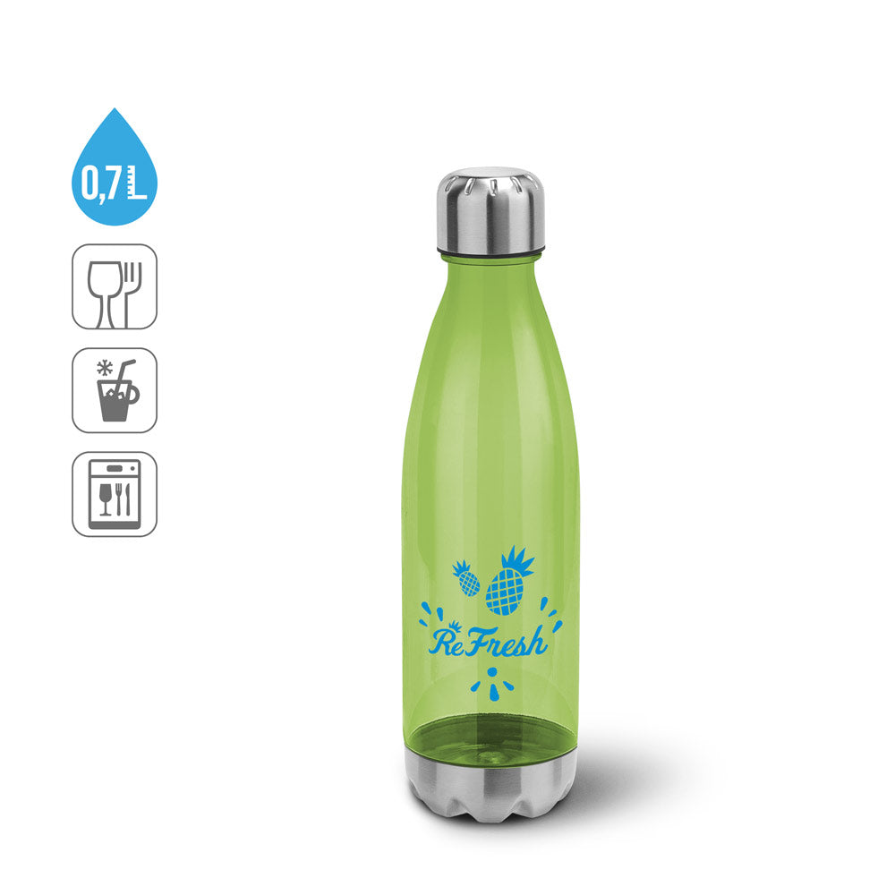 ANCER. Garrafa de desporto em AS e aço inoxidável 700 mL