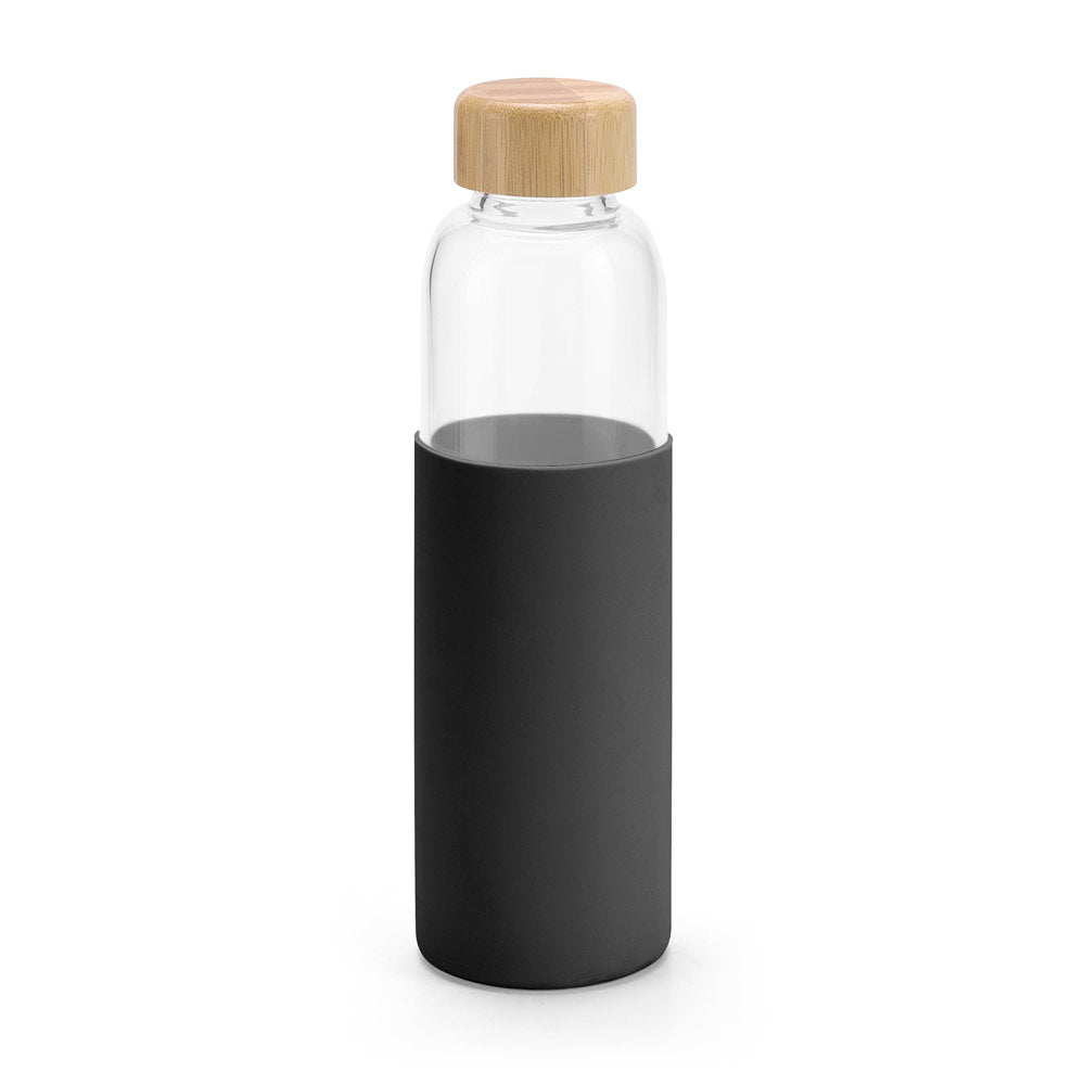 DAKAR. Garrafa em vidro borossilicato e bambu 600 mL