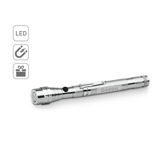 NOBEND. Lanterna LED extensível em metal