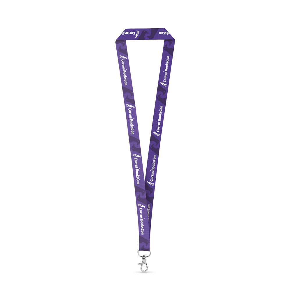 WINDSOR. Lanyard para sublimação em poliéster reciclado (100% rPET) com mosquetão