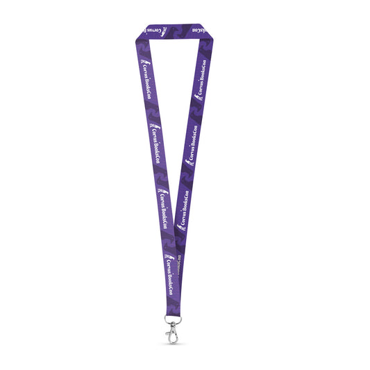 WINDSOR. Lanyard para sublimação em poliéster reciclado (100% rPET) com mosquetão
