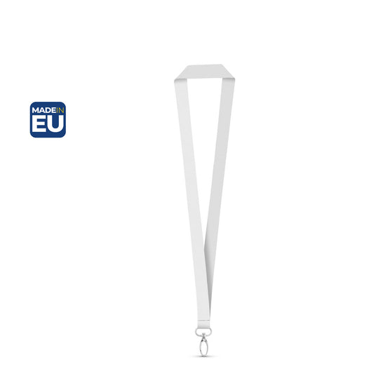 MANILA. Lanyard para sublimação em poliéster com mosquetão