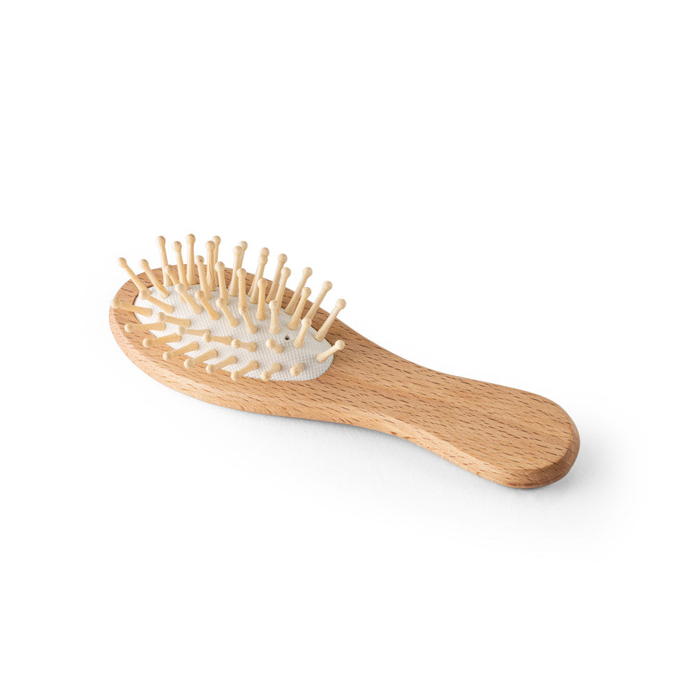 DERN. Escova para cabelo em madeira e dentes em bambu