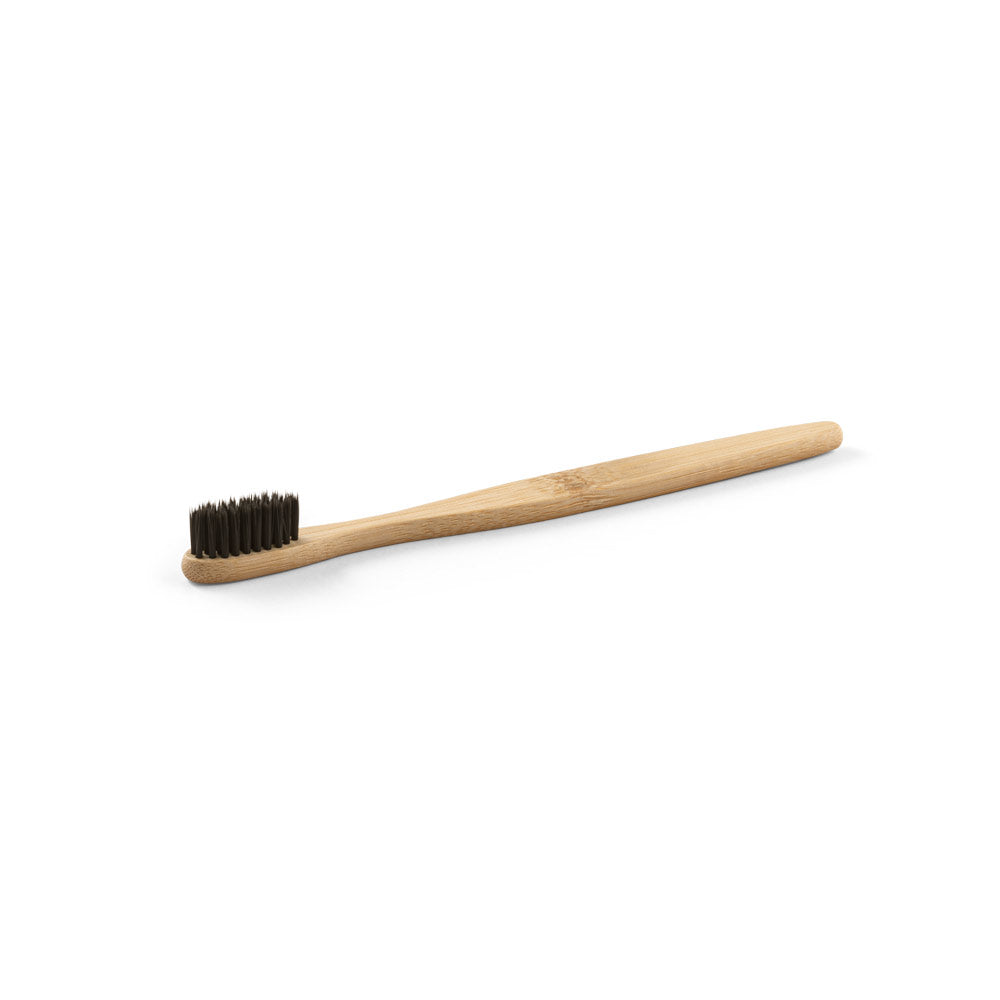 DELANY. Escova de dentes com corpo em bambu e dentes em nylon