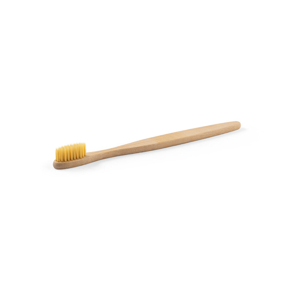 DELANY. Escova de dentes com corpo em bambu e dentes em nylon