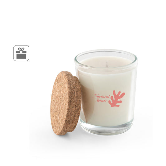 ZEN 80. Vela aromática em copo de vidro com tampa de cortiça 80 g
