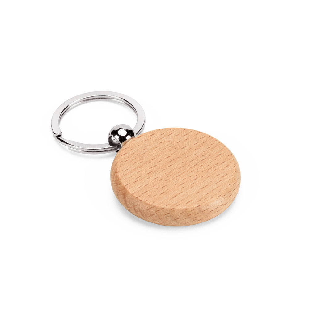STEWIE ROUND. Porta-chaves redondo em madeira de faia