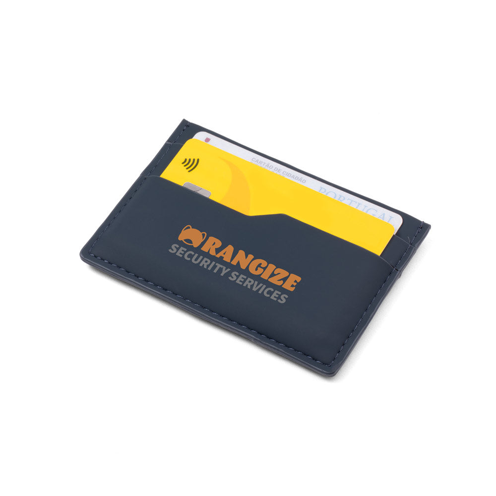 VENTURE WALLET. Porta-cartões em PU para 5 cartões com bloqueio RFID