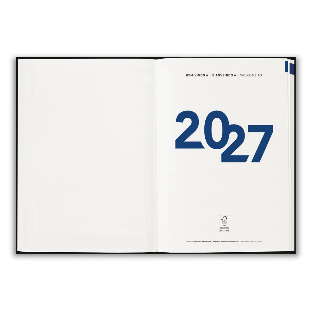 SPENSER A5. Agenda A5 com capa rígida em PU