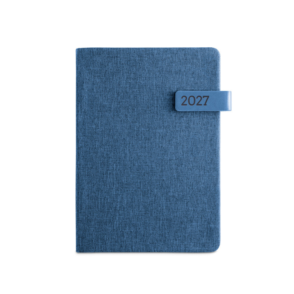 ANDRESEN A5. Agenda A5 em poliéster reciclado (100% rPET)