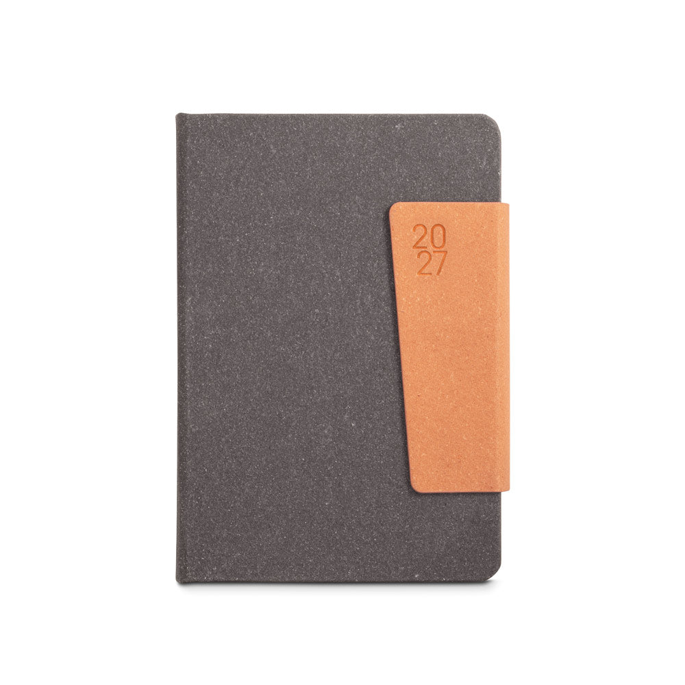 TAGORE A5. Agenda A5 em pele (58% reciclada)