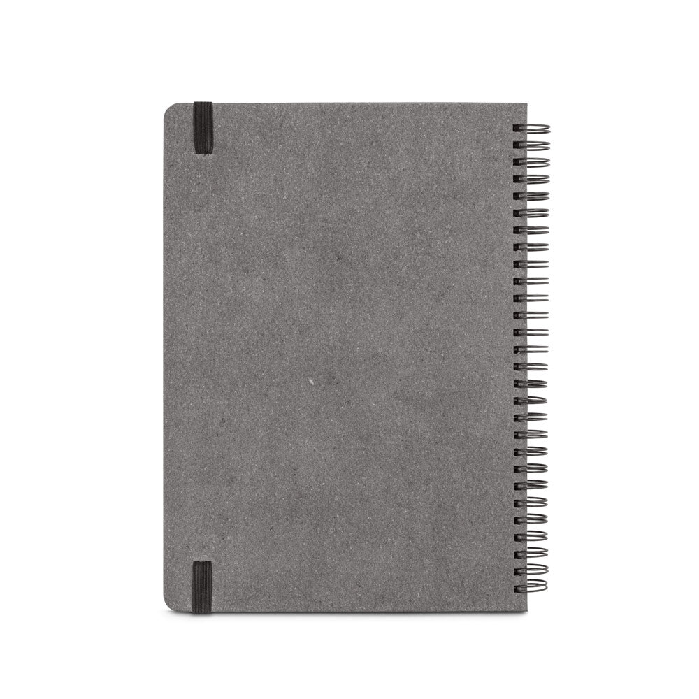 SIMMEL B5. Agenda B5, com argolas, em pele (58% reciclada)