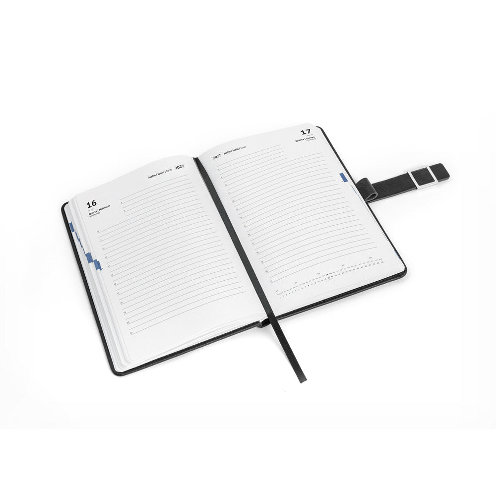 MUSSET A5. Agenda A5 em PU (58% reciclado)