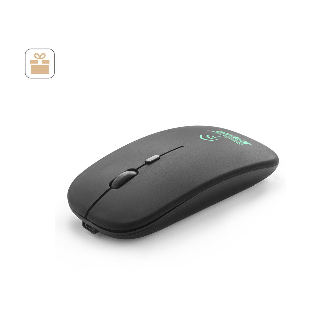 KHAN. Rato sem fios com bateria 500 mAh em ABS reciclado (100% rABS)