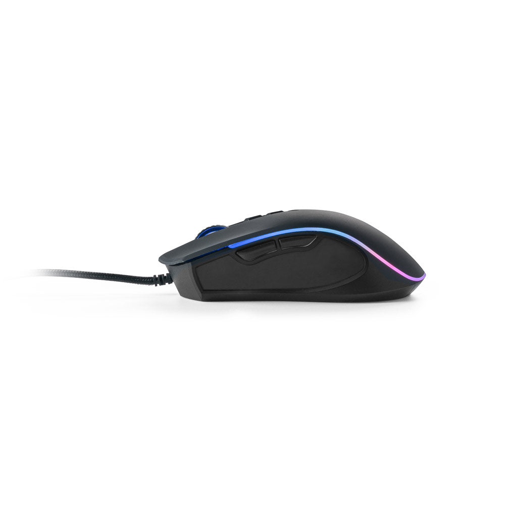THORNE MOUSE RGB. Rato gaming com cabo 1.5m e luzes LED RGB em ABS