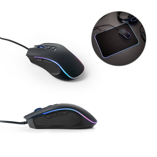 THORNE MOUSE RGB. Rato gaming com cabo 1.5m e luzes LED RGB em ABS