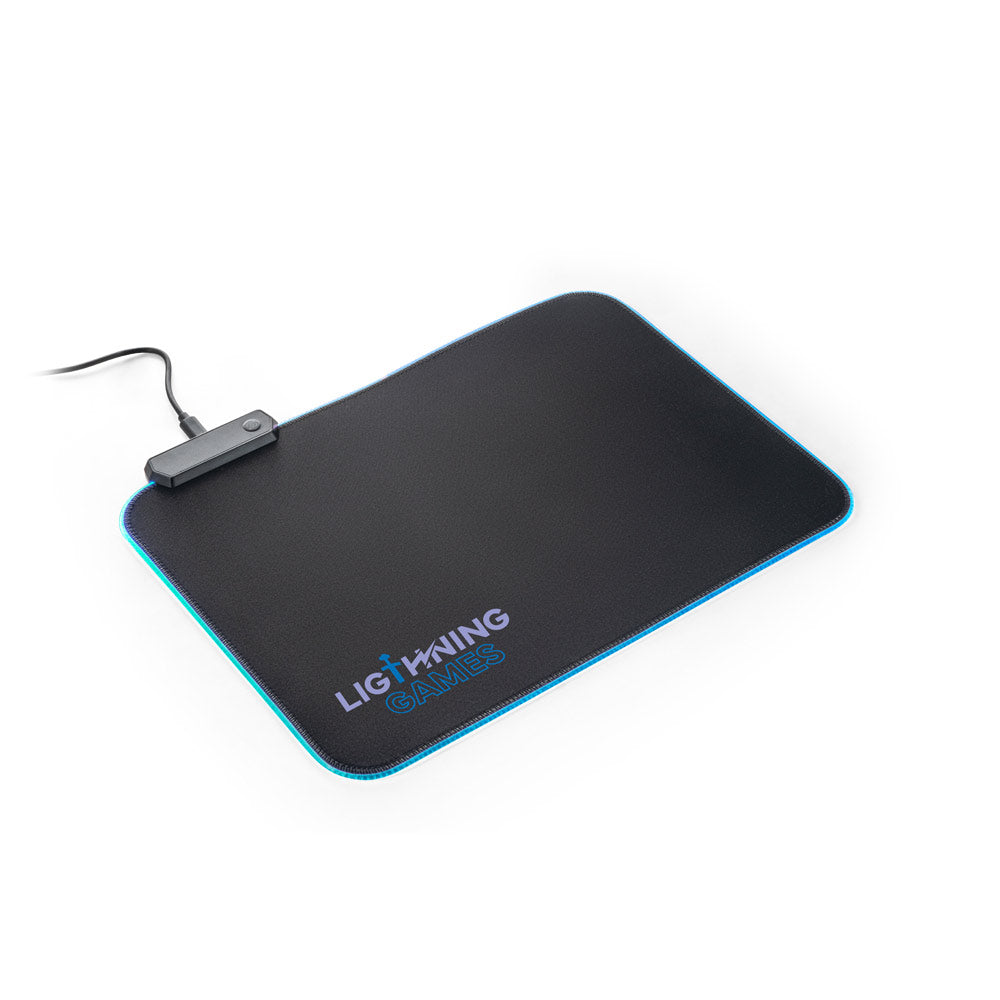 THORNE MOUSEPAD RGB. Tapete para rato gaming com luzes LED RGB em poliéster