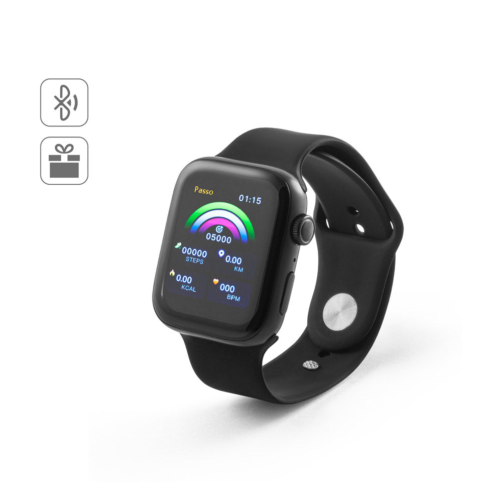 WILES. Smartwatch com ecrã 1.85", IPX4, 3 dias de autonomia e bracelete em Silicone