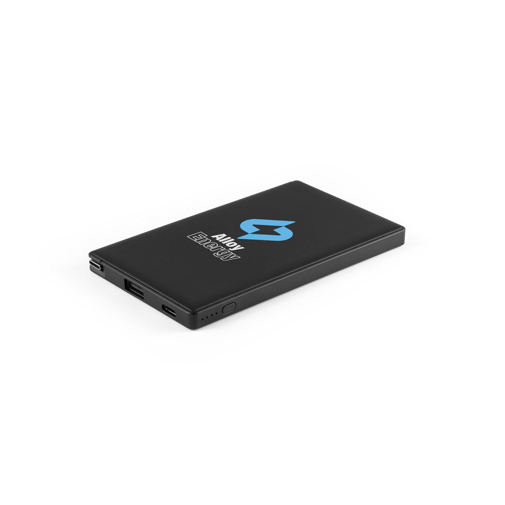 WIGNER. Power bank 4'000 mAh em ABS reciclado (100% rABS)