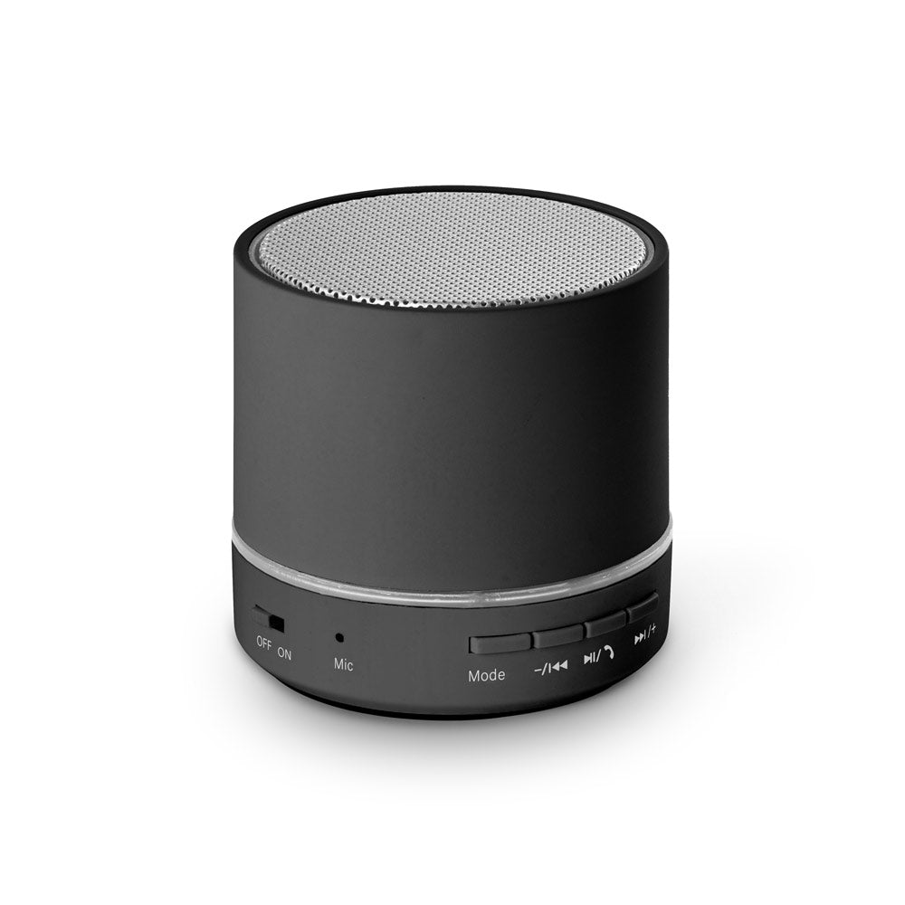 RE-PEREY. Coluna de som portátil de 3W com 4h30m de autonomia em ABS reciclado (100% rABS)
