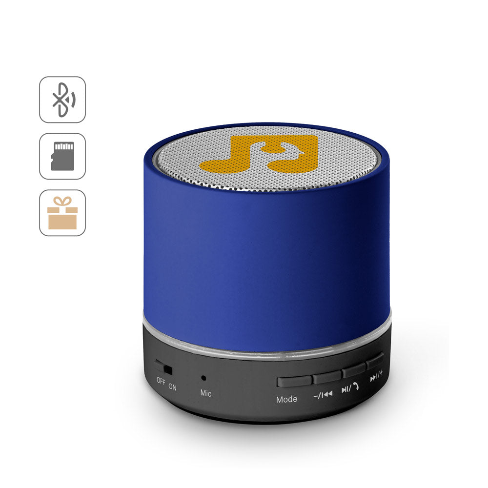 RE-PEREY. Coluna de som portátil de 3W com 4h30m de autonomia em ABS reciclado (100% rABS)