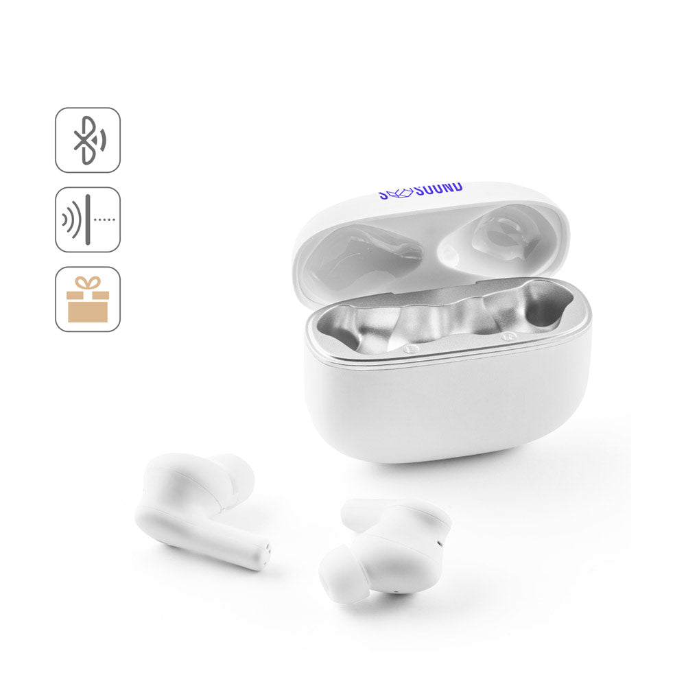 CAUBY. Auriculares sem fios com ANC e 10h de autonomia em ABS reciclado (100% rABS)