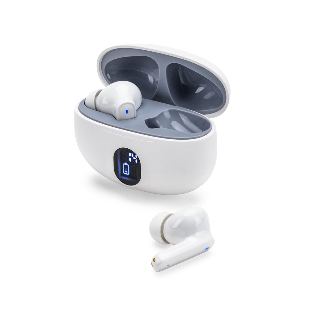 CAETANO. Auriculares sem fios com 4h de autonomia em ABS reciclado (100% rABS)