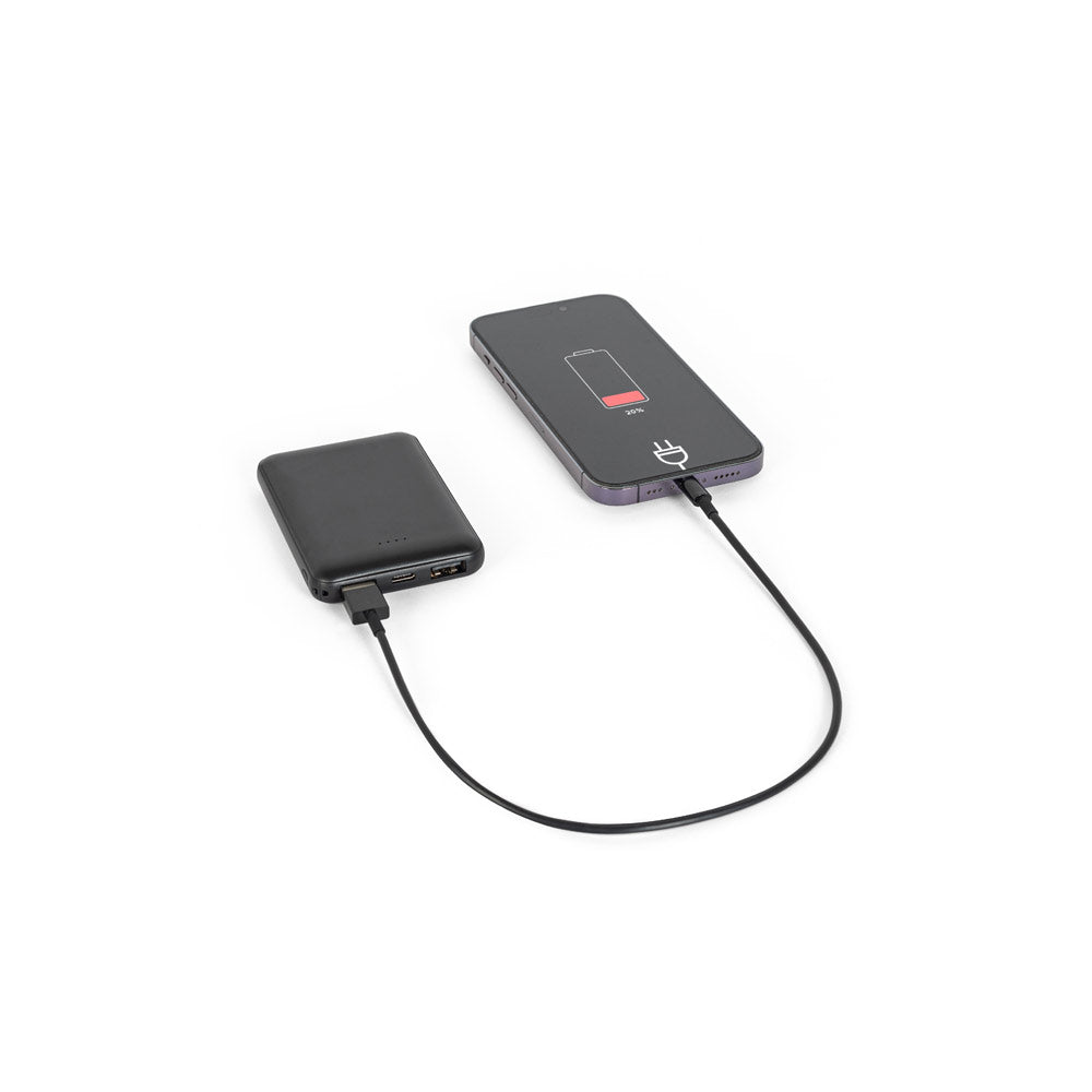 LEAKEY 5. Power bank 5'000 mAh em ABS reciclado (100% rABS)