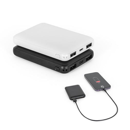 LEAKEY 5. Power bank 5'000 mAh em ABS reciclado (100% rABS)