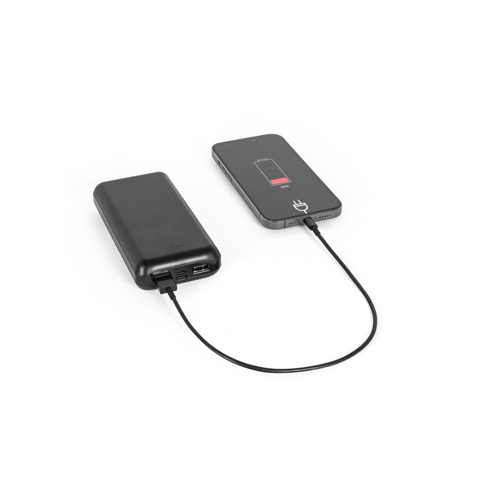 LEAKEY 20. Power bank 20'000 mAh em ABS reciclado (100% rABS)