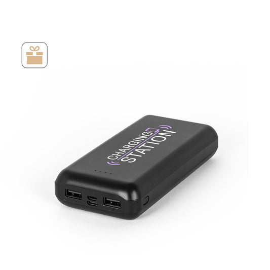 LEAKEY 20. Power bank 20'000 mAh em ABS reciclado (100% rABS)