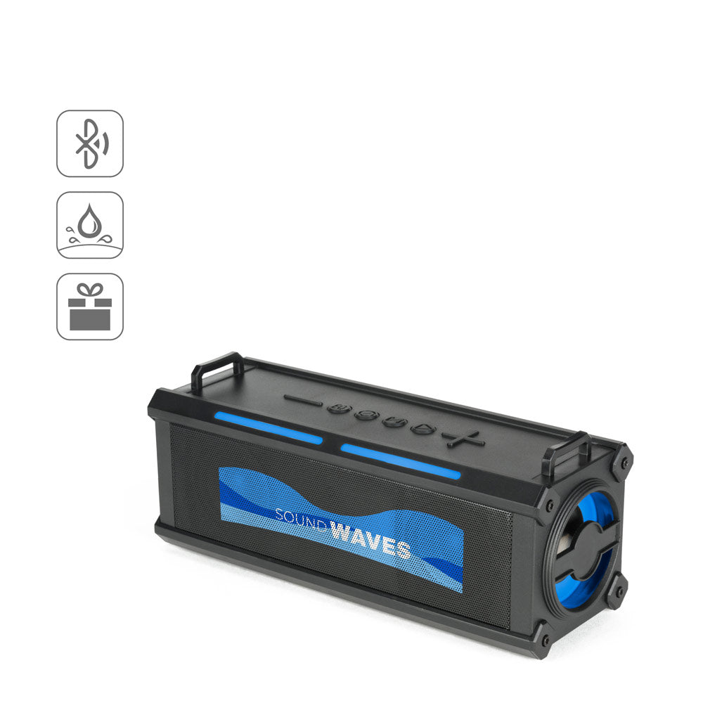 Timberlake. Coluna de som portátil de 16W com 5h de autonomia em ABS