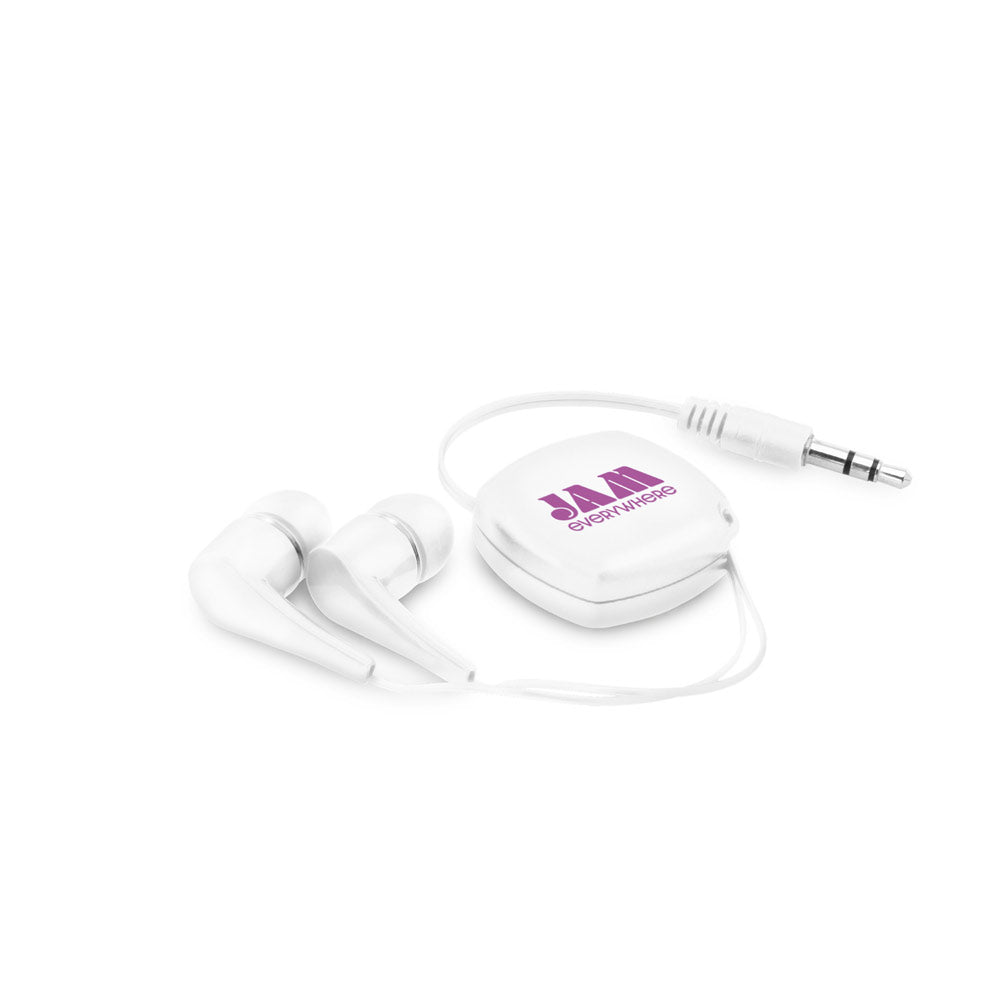 PINEL. Auriculares retráteis com cabo 0.75 m em ABS